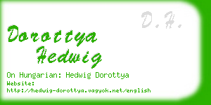 dorottya hedwig business card
